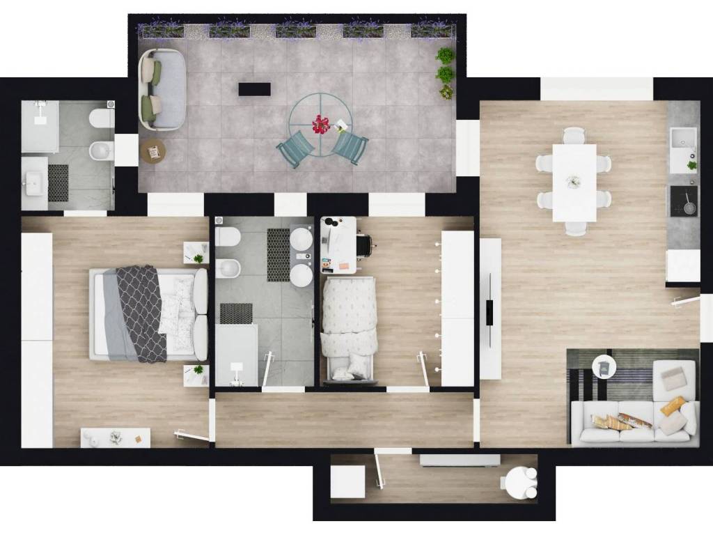 appartamento in vendita a Viterbo