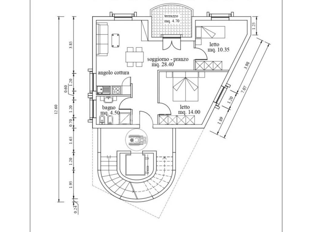 appartamento in vendita a Viterbo
