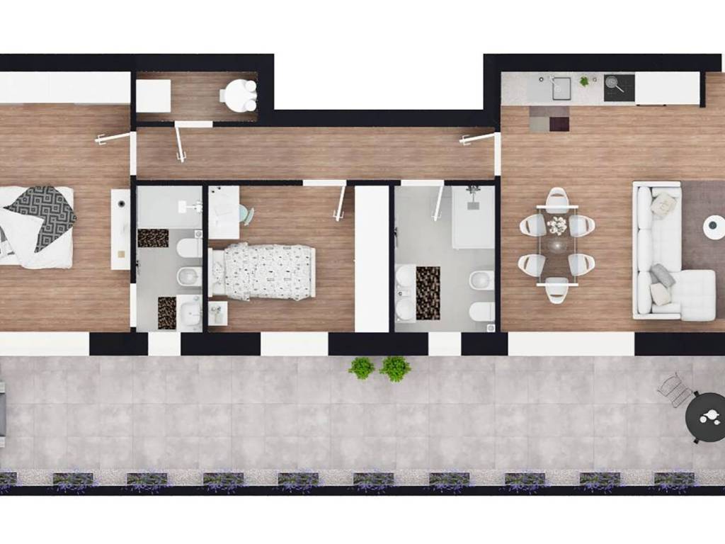 appartamento in vendita a Viterbo