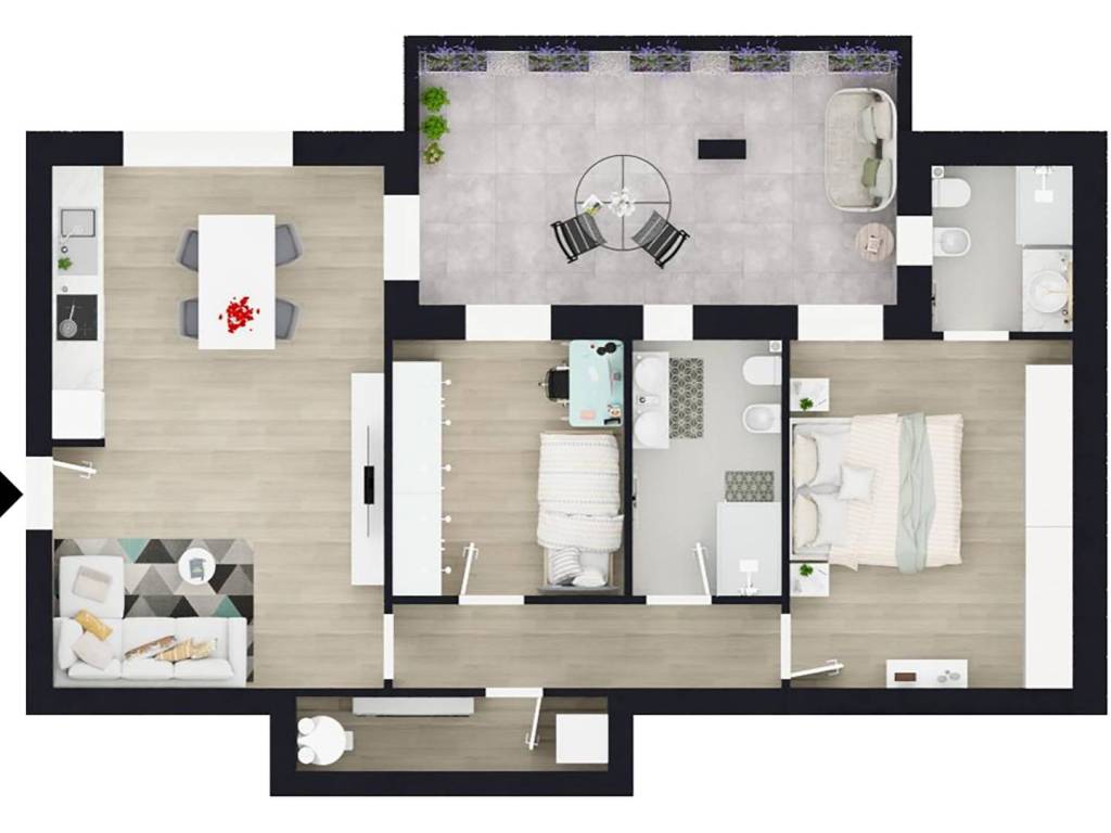 appartamento in vendita a Viterbo