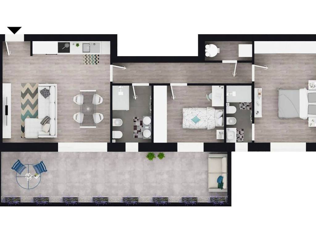 appartamento in vendita a Viterbo