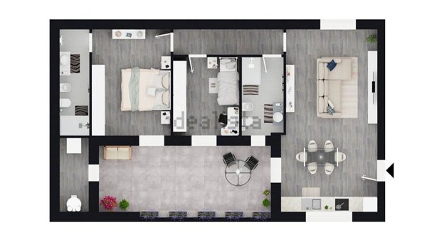 appartamento in vendita a Viterbo