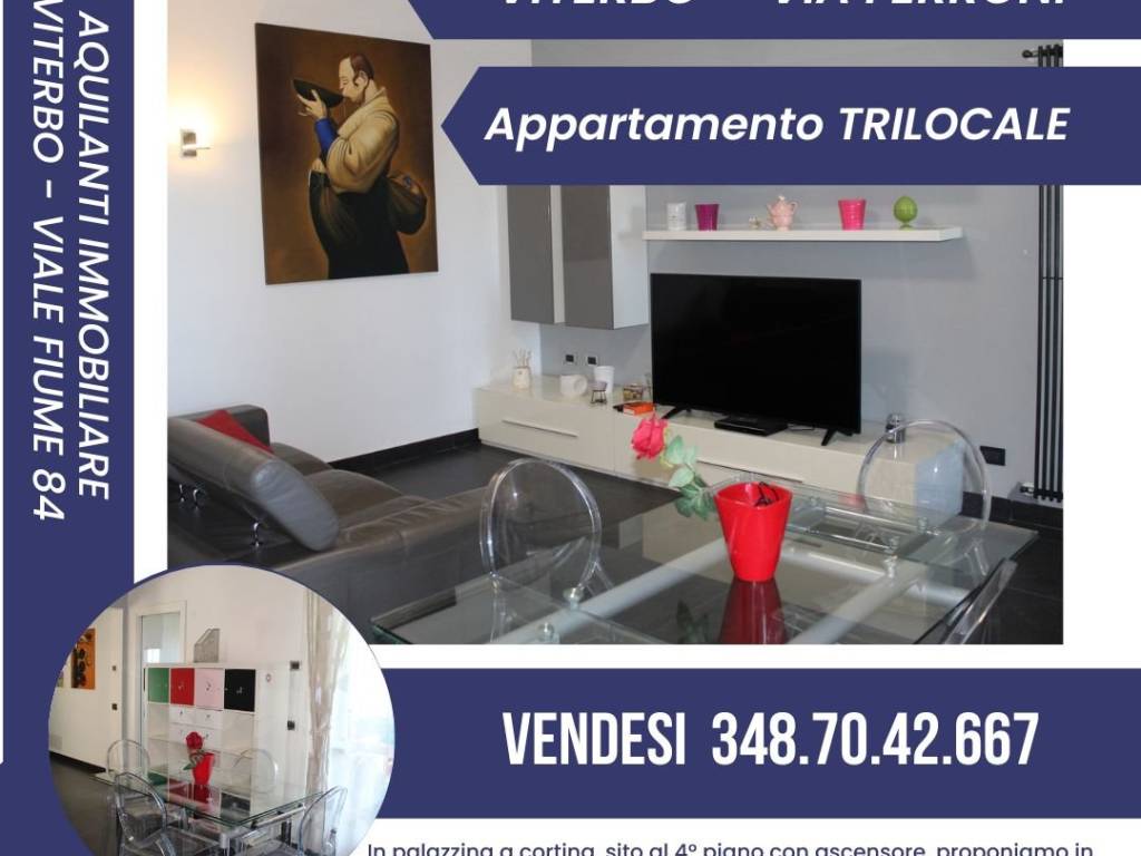 appartamento in vendita a Viterbo in zona La Quercia