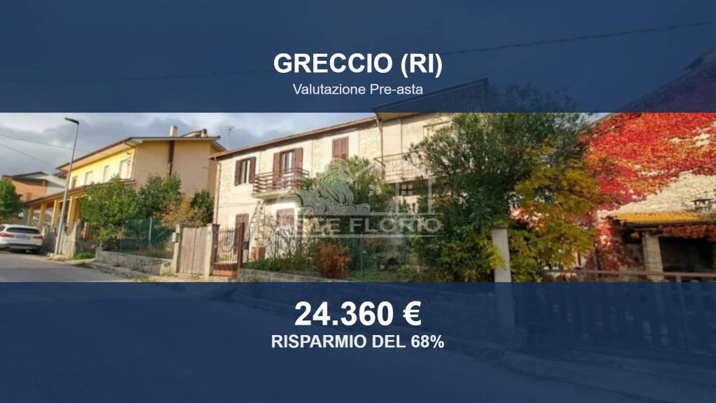 casa indipendente in vendita a Greccio