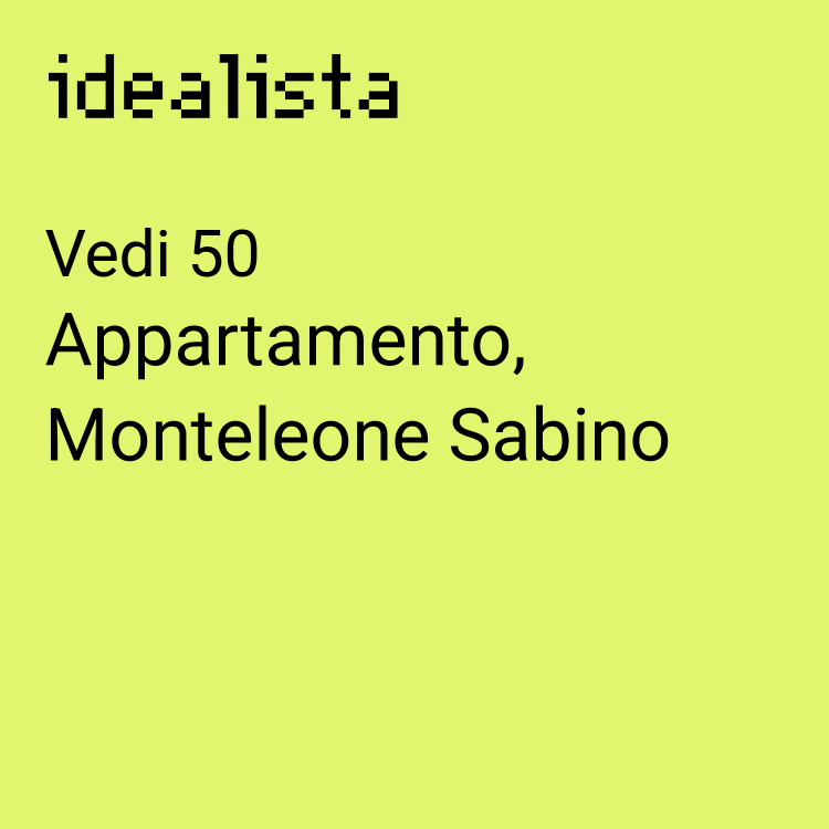 appartamento in vendita a Monteleone Sabino in zona Ginestra Sabina