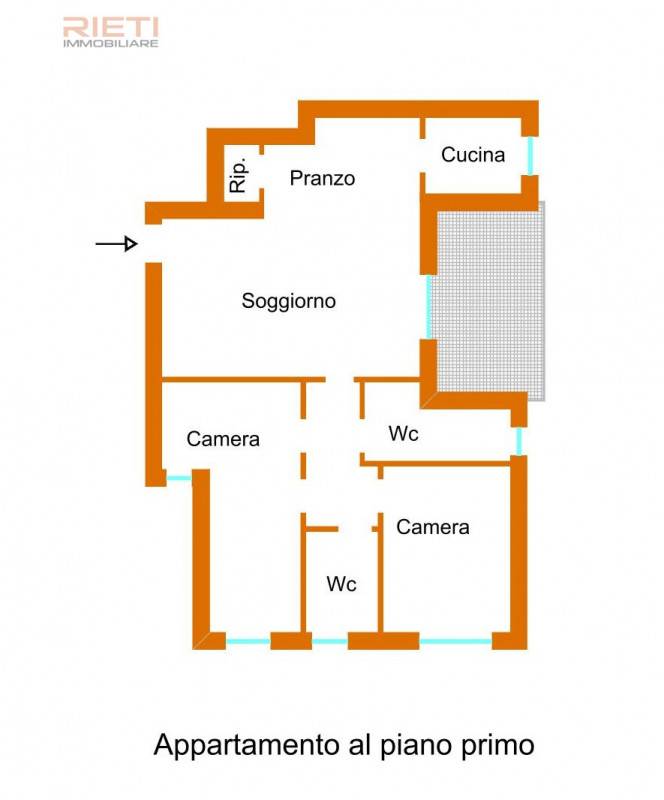 appartamento in vendita a Montopoli di Sabina in zona Ferruti