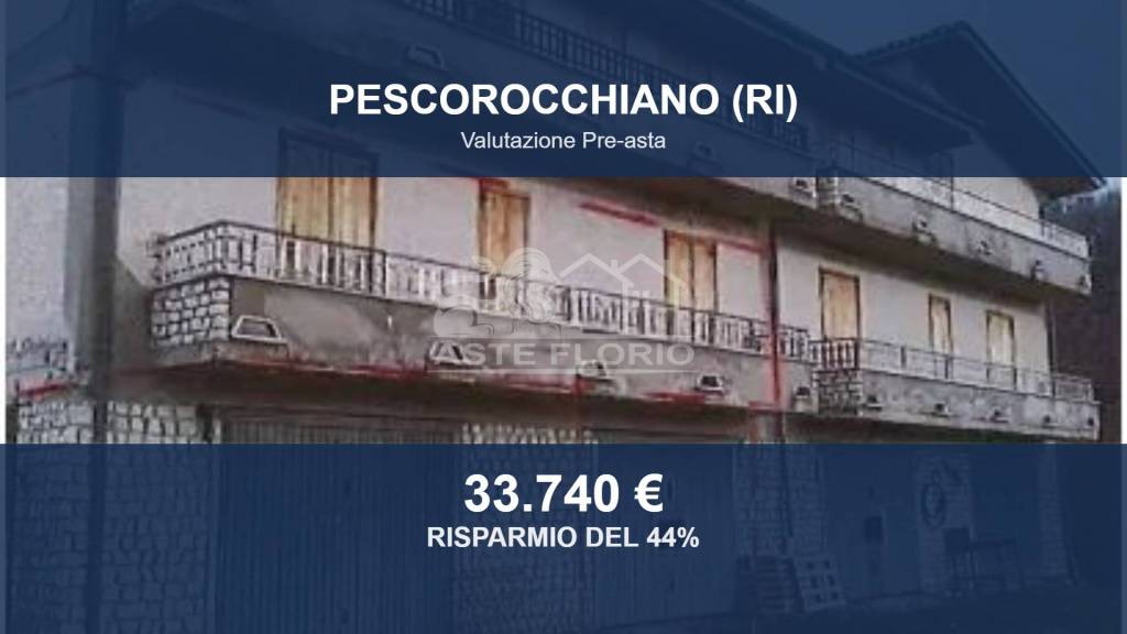 appartamento in vendita a Pescorocchiano