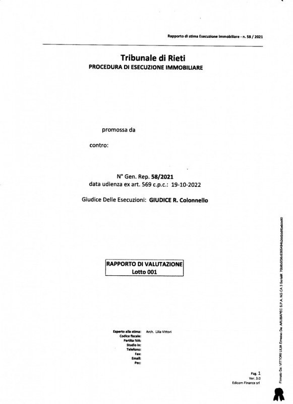 appartamento in vendita a Petrella Salto in zona Capradosso