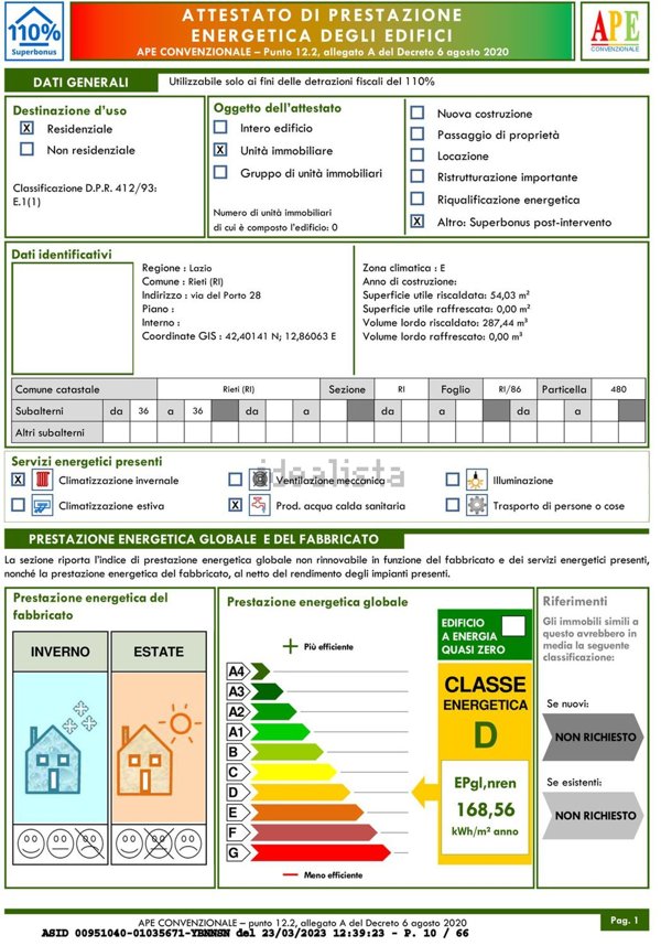 appartamento in vendita a Rieti in zona Centro Città