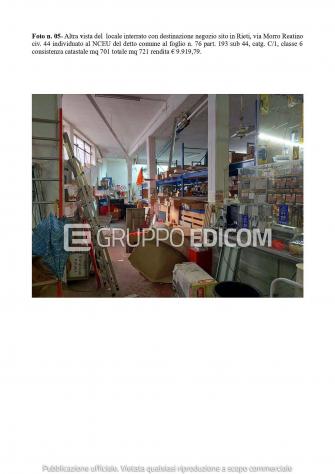 negozio in vendita a Rieti