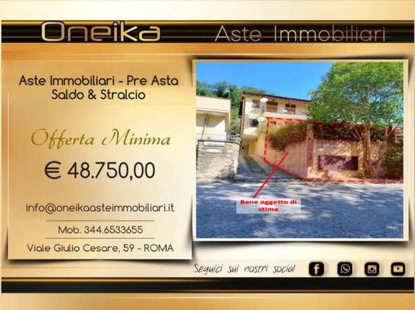 appartamento in vendita a Scandriglia