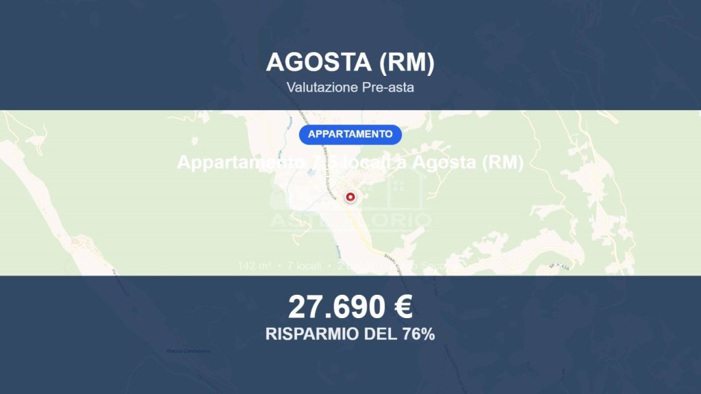 appartamento in vendita ad Agosta in zona Tostini