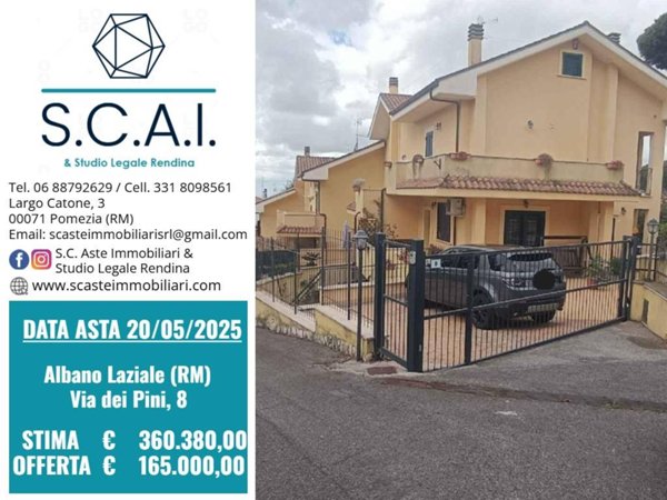 casa indipendente in vendita ad Albano Laziale