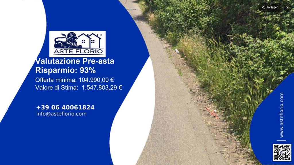 terreno agricolo in vendita ad Albano Laziale in zona Pavona