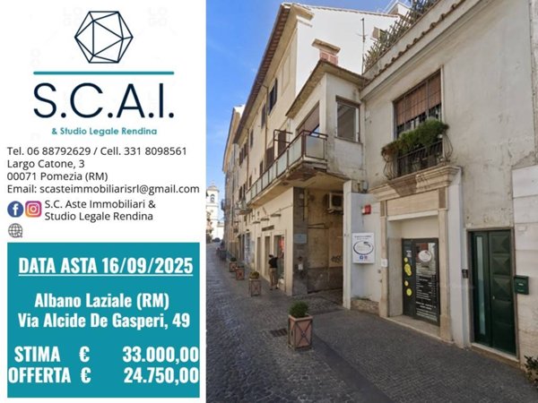 locale commerciale in vendita ad Albano Laziale