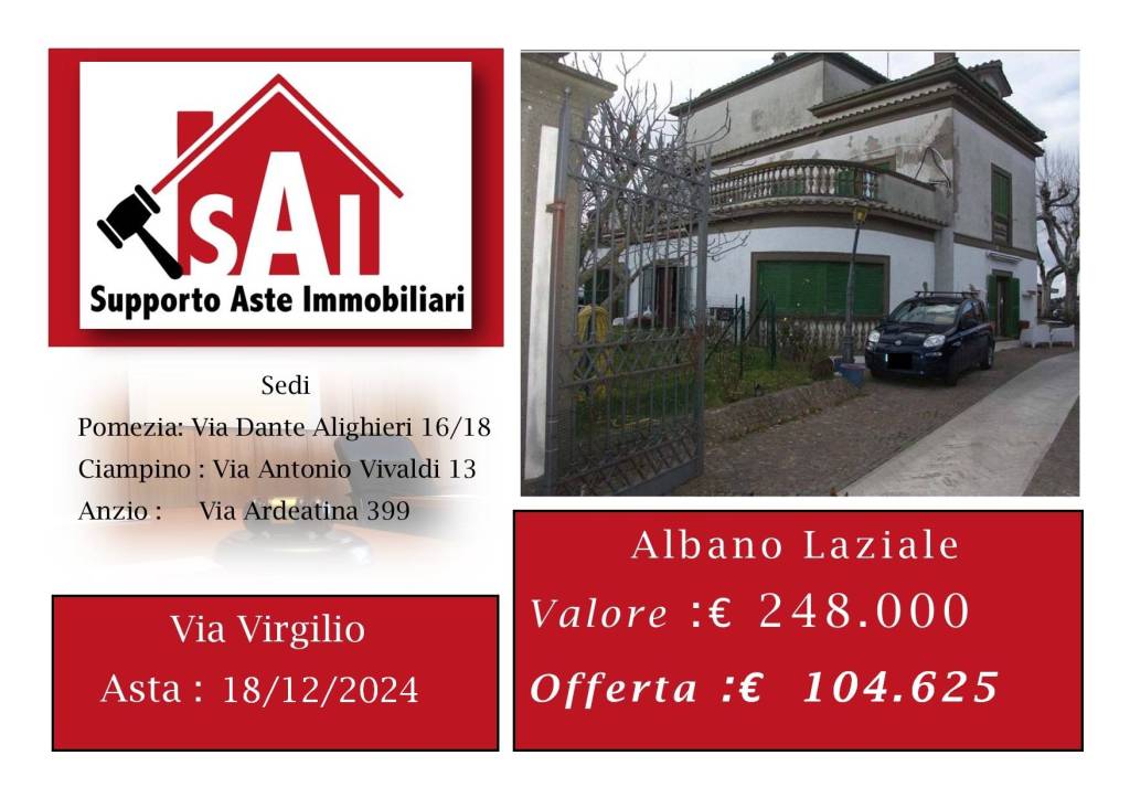 appartamento in vendita ad Albano Laziale