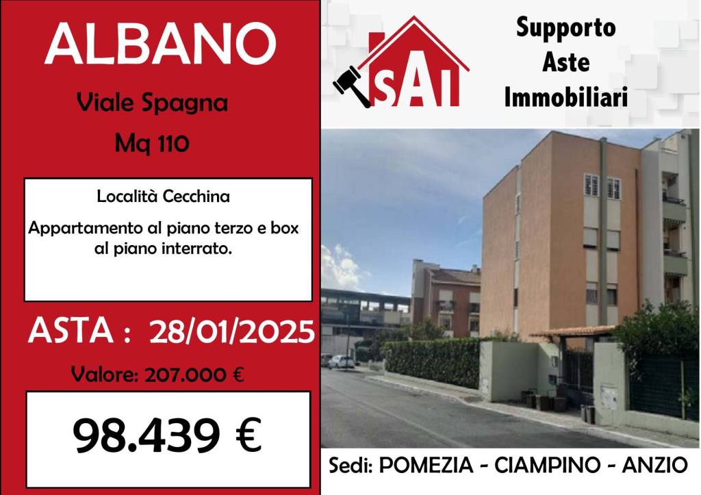 appartamento in vendita ad Albano Laziale in zona Cecchina