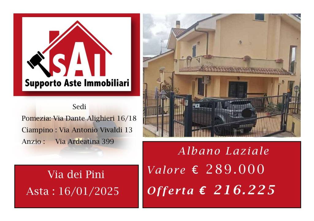 casa indipendente in vendita ad Albano Laziale