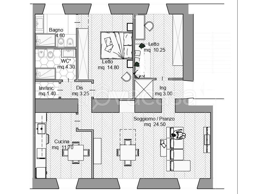 appartamento in vendita ad Albano Laziale