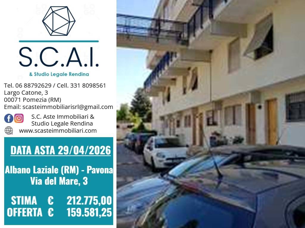 appartamento in vendita ad Albano Laziale in zona Pavona