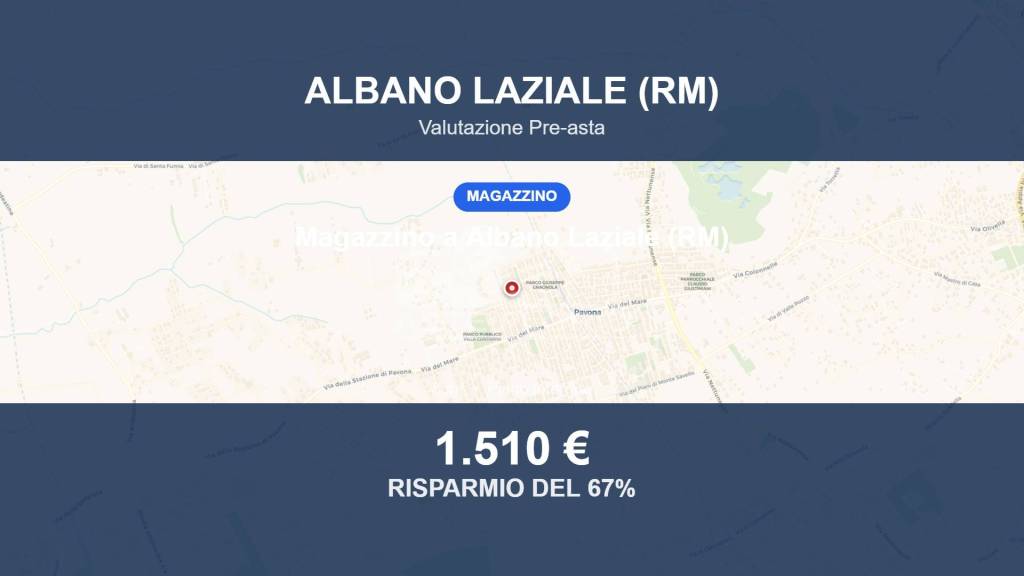locale commerciale in vendita ad Albano Laziale in zona Pavona