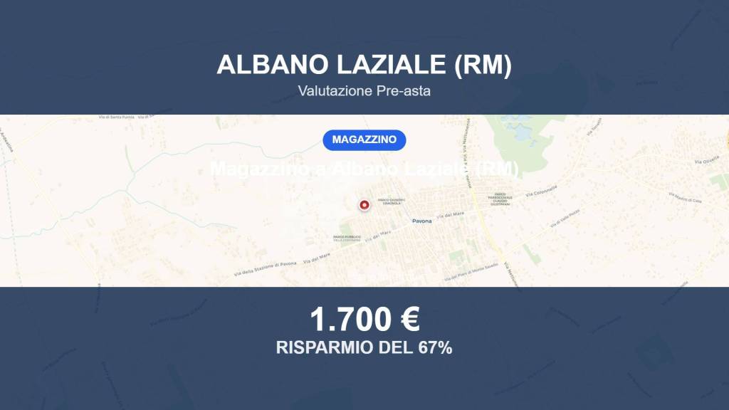 locale commerciale in vendita ad Albano Laziale in zona Pavona