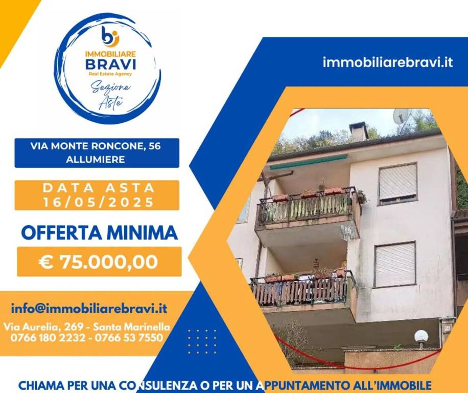 appartamento in vendita ad Allumiere