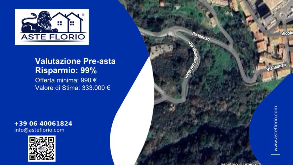 terreno edificabile in vendita ad Allumiere