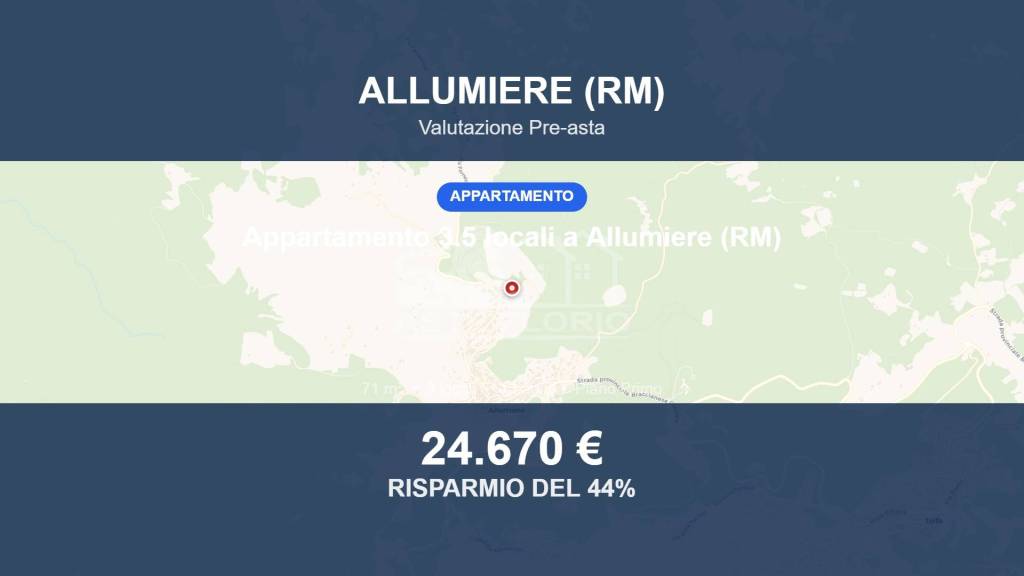 appartamento in vendita ad Allumiere in zona Sant'Antonio