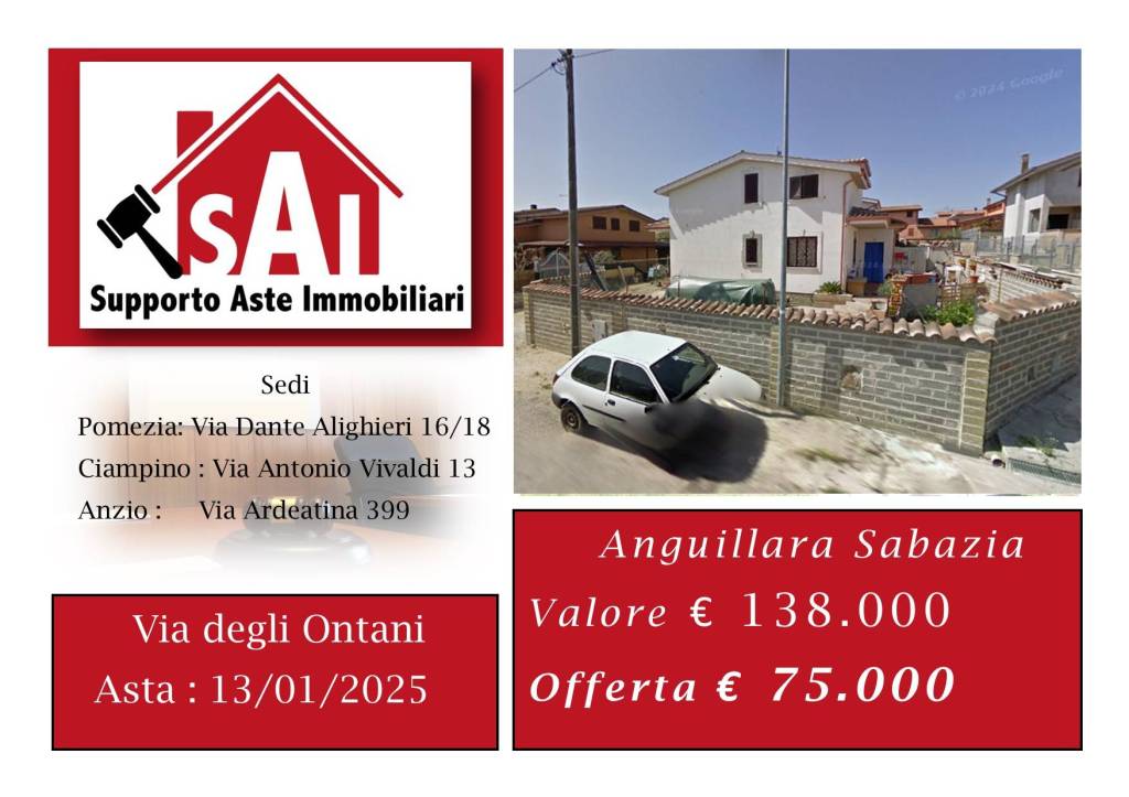 casa indipendente in vendita ad Anguillara Sabazia in zona Ponton dell'Elce