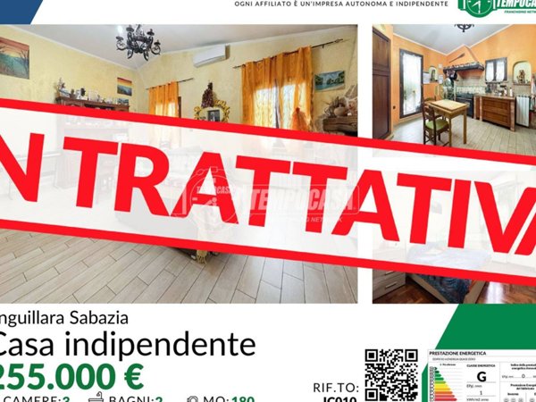 casa indipendente in vendita ad Anguillara Sabazia in zona Ponton dell'Elce