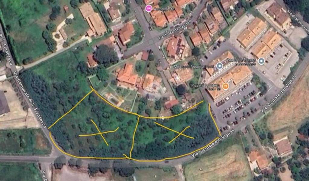 terreno agricolo in vendita ad Anguillara Sabazia in zona Ponton dell'Elce
