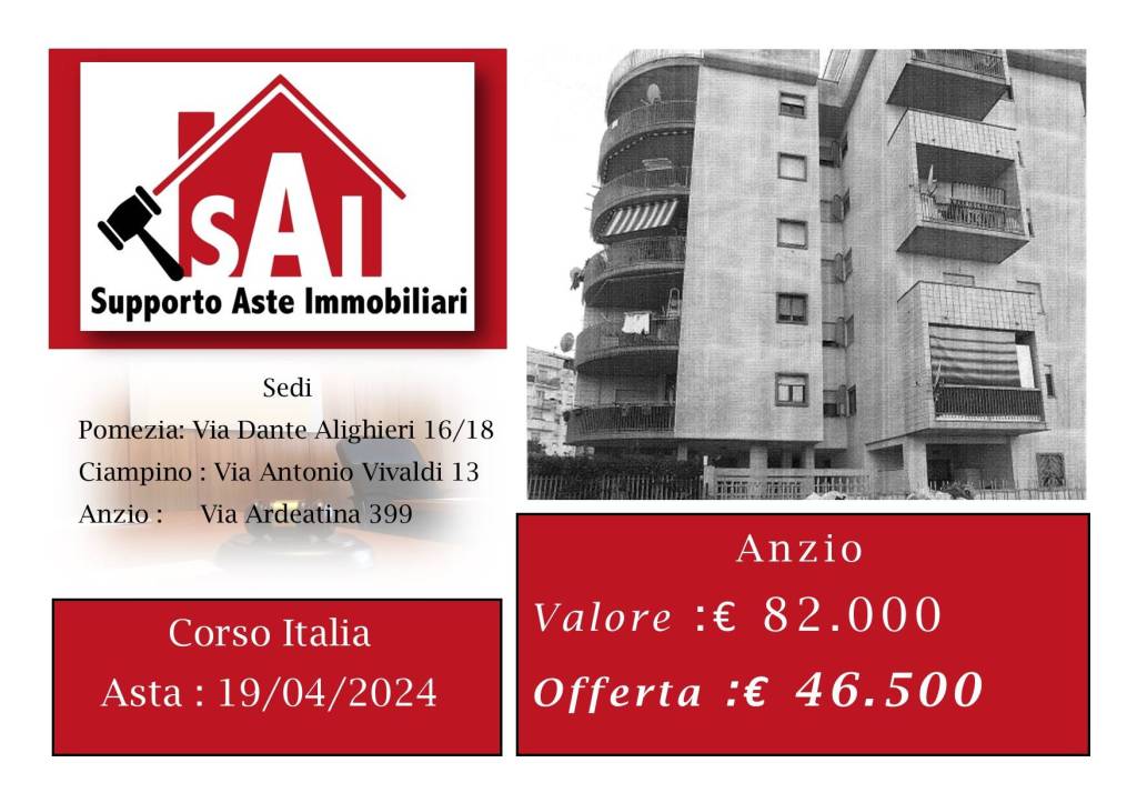 appartamento in vendita ad Anzio