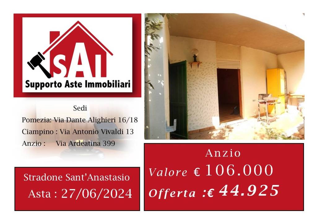 appartamento in vendita ad Anzio
