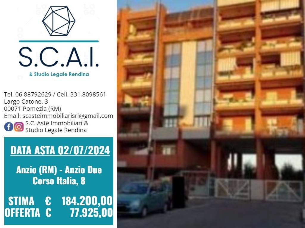 appartamento in vendita ad Anzio
