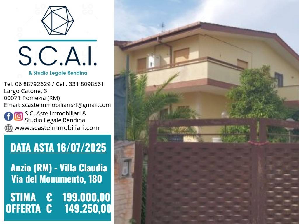 casa indipendente in vendita ad Anzio in zona Villa Claudia