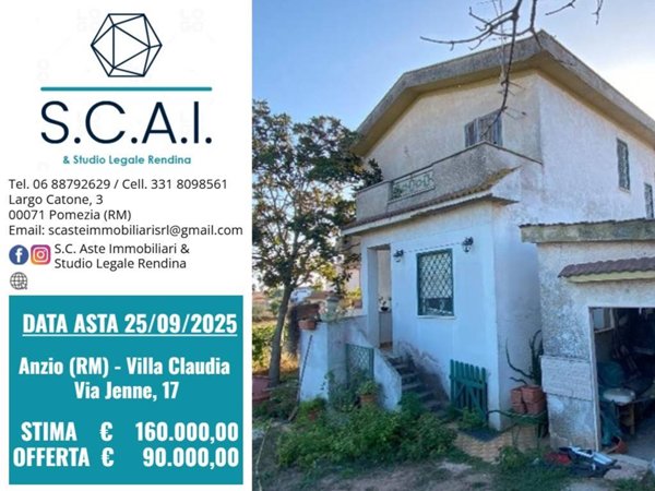 casa indipendente in vendita ad Anzio in zona Villa Claudia