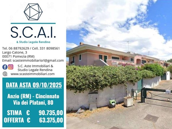 appartamento in vendita ad Anzio in zona Villa Claudia