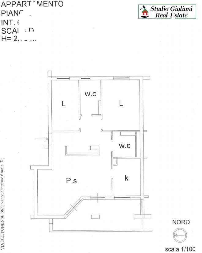 appartamento in vendita ad Anzio