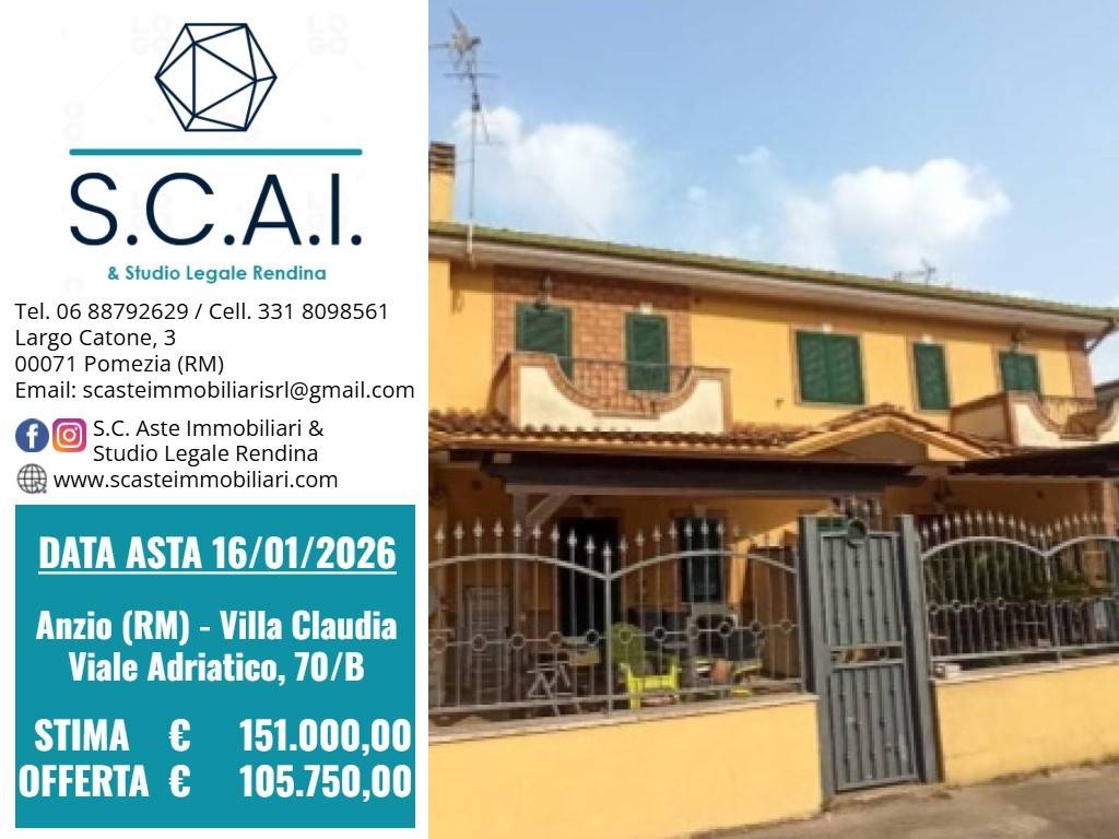 casa indipendente in vendita ad Anzio in zona Villa Claudia