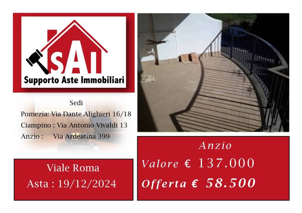 appartamento in vendita ad Anzio in zona Villa Claudia