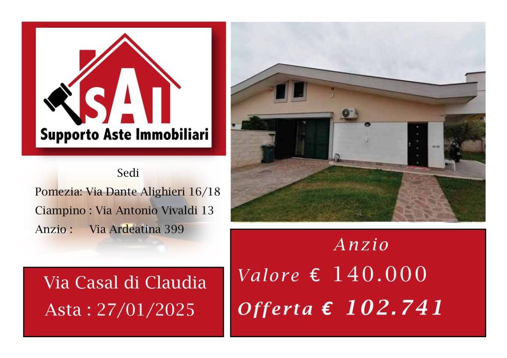 casa indipendente in vendita ad Anzio