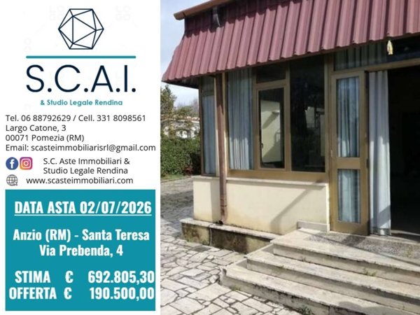 casa indipendente in vendita ad Anzio