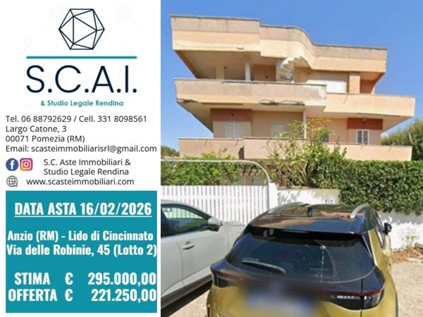 appartamento in vendita ad Anzio in zona Cincinnato
