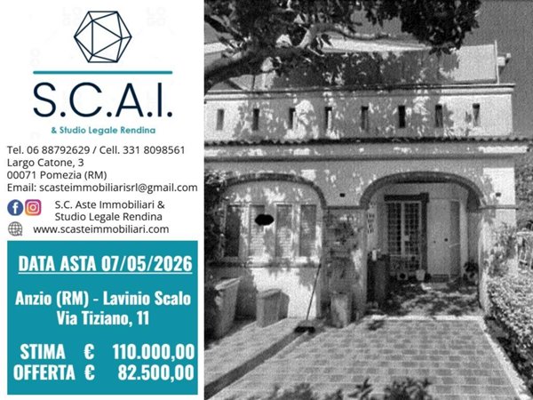 casa indipendente in vendita ad Anzio
