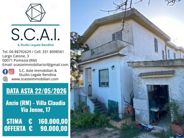 casa indipendente in vendita ad Anzio in zona Villa Claudia