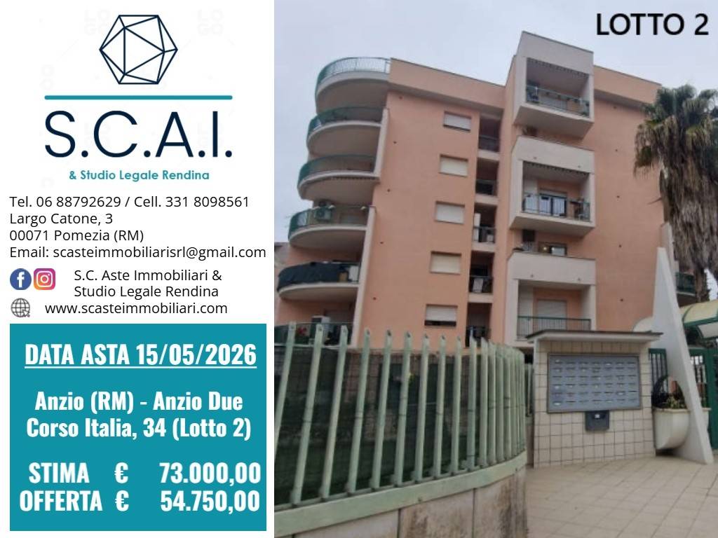 appartamento in vendita ad Anzio