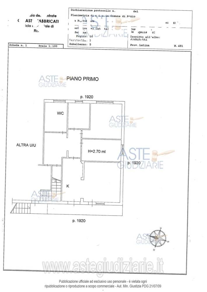 appartamento in vendita ad Anzio