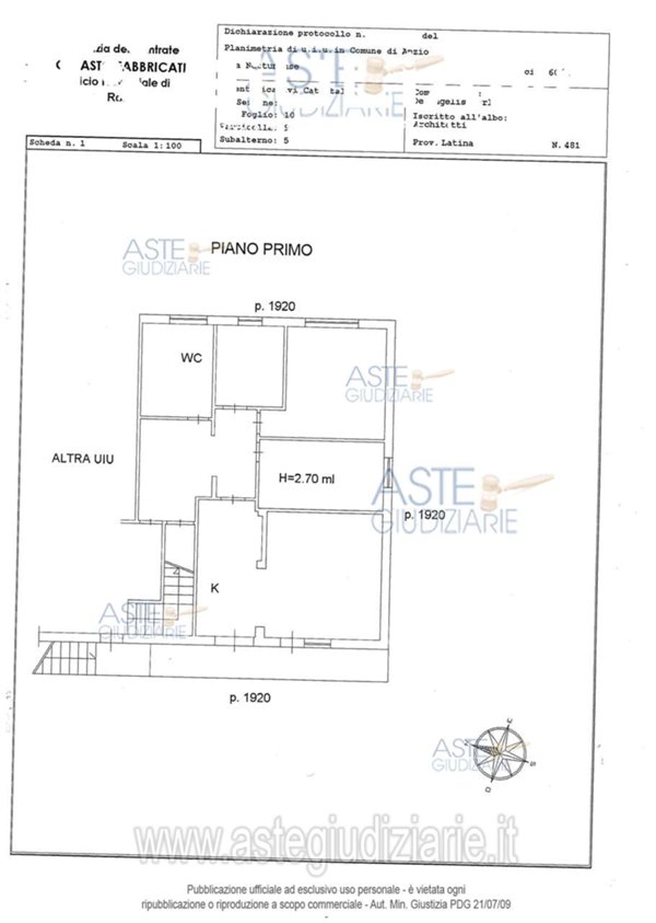 appartamento in vendita ad Anzio