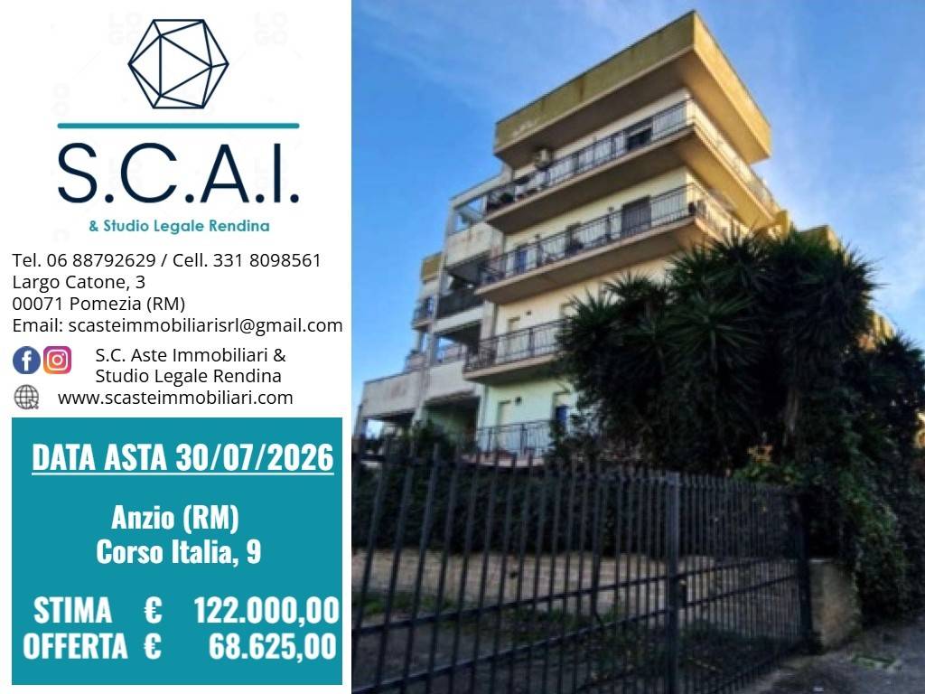 appartamento in vendita ad Anzio